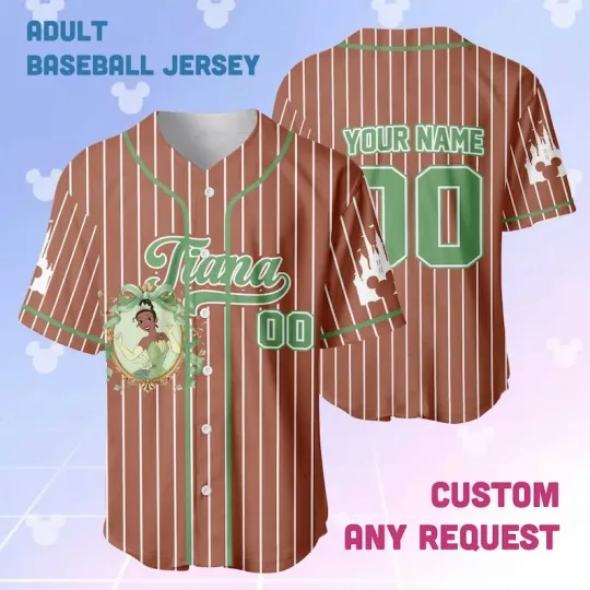 Discover Custom Tiana Coquette Bow Mirror Princess Collection Baseball Jersey Shirt