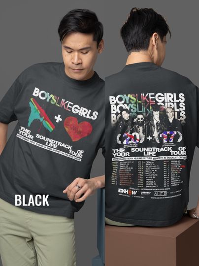 Discover unisex shirt Boys Like Girls, Pop Punk Shirt | Pop Pung Merch Tour 2026 | Iconic Pop Punk Band Tee