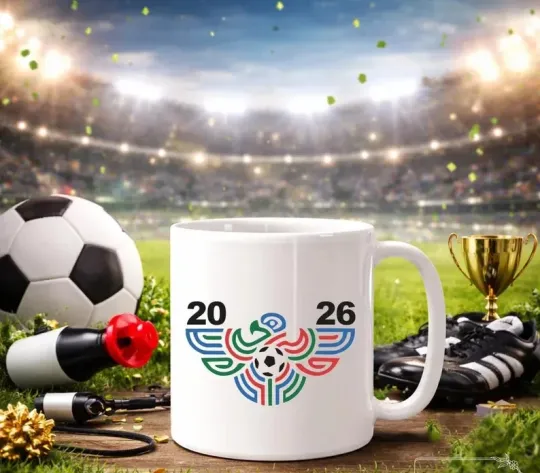 Discover 2026 Soccer Fan Mug Eagle Design USA Football Coffee Cup Game Day Gift