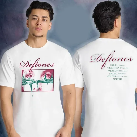 Hot!! Deftone South America Tour 2026 Eyes T-Shirt
