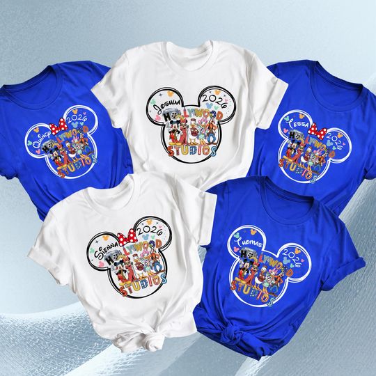 Discover Disney Hollywood Studios 2026 Shirt, Disneyland Shirt, Disney Hollywood Studios Matching Shirt, Disney Family Shirt, Disney world Trip Shirt