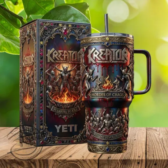 Discover Kreator Hordes Of Chaos 2026 40Oz Tumble