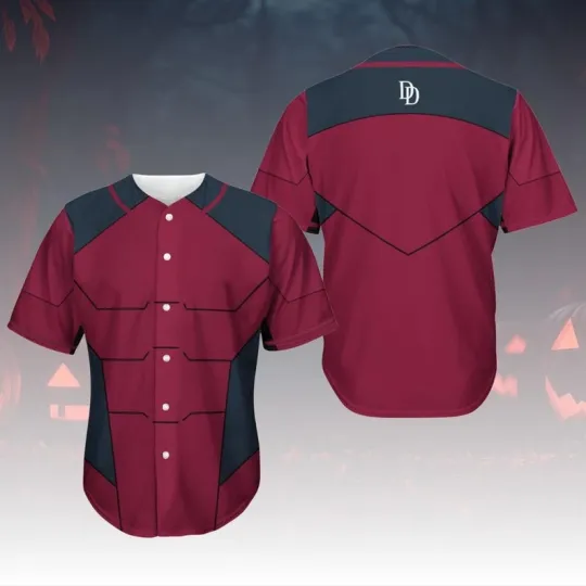 Discover Deadpool Cosplay Costume Gift For Fan Superhero Baseball Jersey Shirt