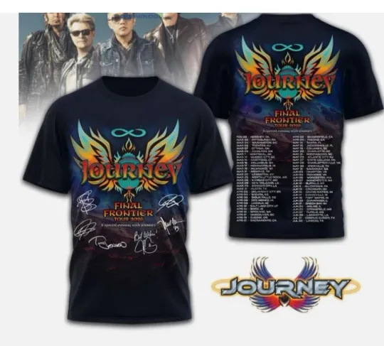 Discover Journey Band Shirt Final Frontier Tour 2026 Gift For Fans All Size