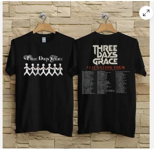 Discover Three Days Grace Alienation Tour 2026 Shirt North America All Size