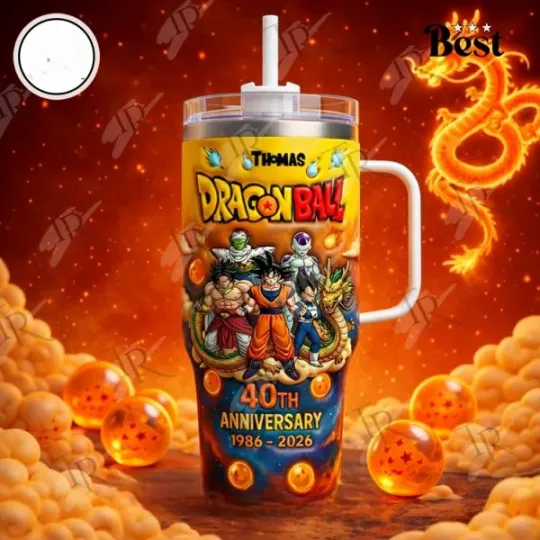 Dragon Ball 40th Anniversary 1986-2026 Special Edition 40oz Tumbler