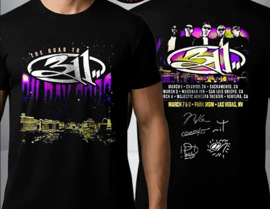 Discover 311 Band The Road To Unity Tour 2026 Signature Unisex T Shirt