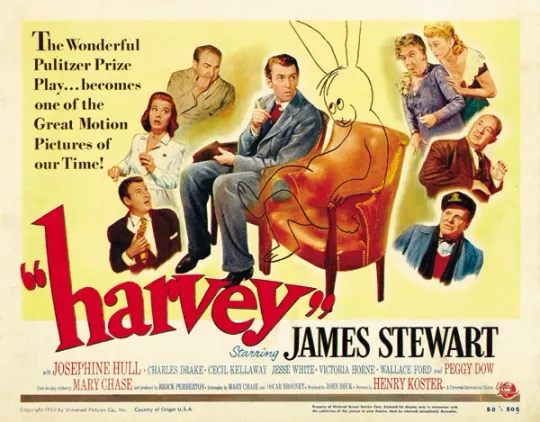 Discover Harvey James 1950 Stewart cult movie poster print #4