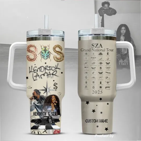 Grand National Tour – Kendrick Lamar x SZA Tumbler 40 Oz Gift For Fans