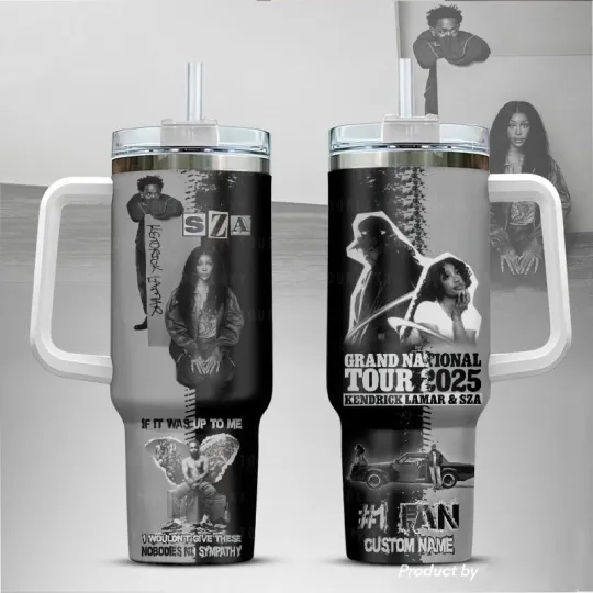 Kendrick Lamar x SZA Tumbler 40 Oz Gift For Fans