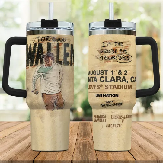 I'M THE PROBLEM Wallen Western tUMBLER 40OZ Gift For Fans