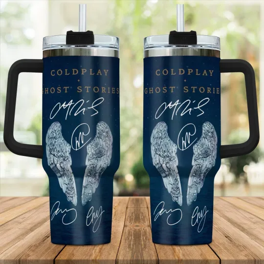Ghost Stories Coldplay album Tumbler 40Oz Cotton