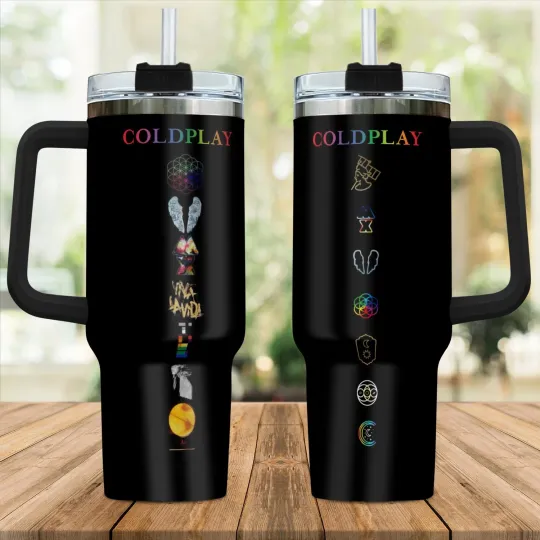 Coldplay Tumbler 40Oz Gift For Fans