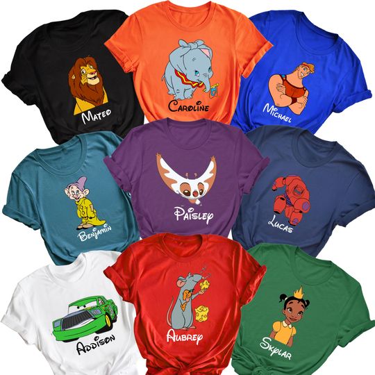 Discover 2026 Disney All Characters Shirt, Disney Trip Family 2026 Shirt, Disney world Toy Story Tees, Zootopia Character shirts, Star Wars Trip Tee