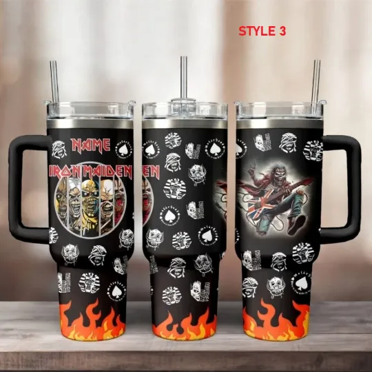 Discover Heavy Metal Music Fan Gift 40oz Tumbler with Handle