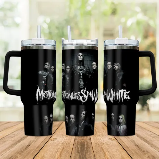 Discover Motionless In White's Break The Cycle Gift For Fans 40oz Tumbler