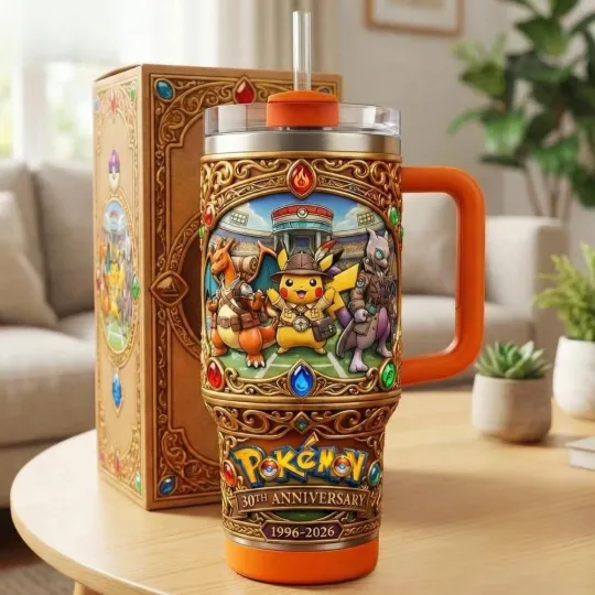 Discover Monster Trainer 30th Anniversary Fan 40oz Insulated Mug