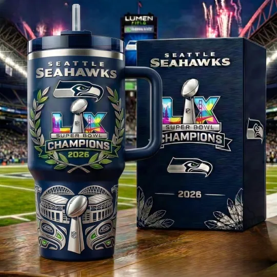 Discover Seattle Football Champions Collector 40oz Insulated Tumbler