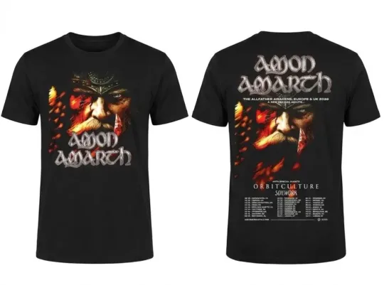 Amon Amarth T-Shirt, The Allfather Awakens Tour 2026 tshirt