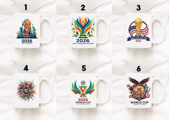 Discover Soccer Championship 2026 , Football Tournament , Soccer Trophy, Sports Event mug