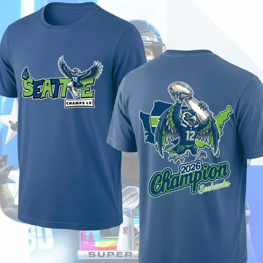 Seattle Seahawks Super Bowl LX Champions 2026 Shirt Bring The Trophy To The Fans