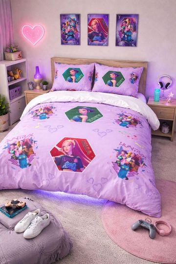 Discover K-POP Demon Hunters Doona cover