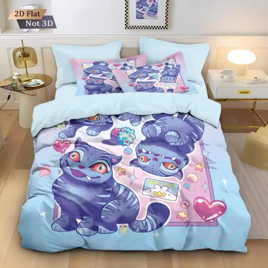 Discover Anime KPop Demon Hunter Bedding Set for Kids Adults