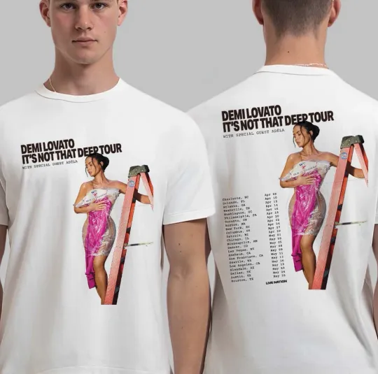 Discover Demi Lovato 2026 It’s Not That Deep North America Tour Dates Tee