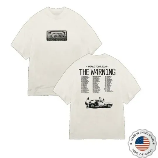 Discover The Warning Merch Shop Tw World Tour 2026 T-Shirt