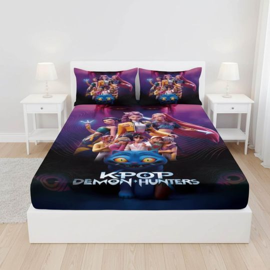 Discover K-Pop Demon Hunters Anime Bedding Set
