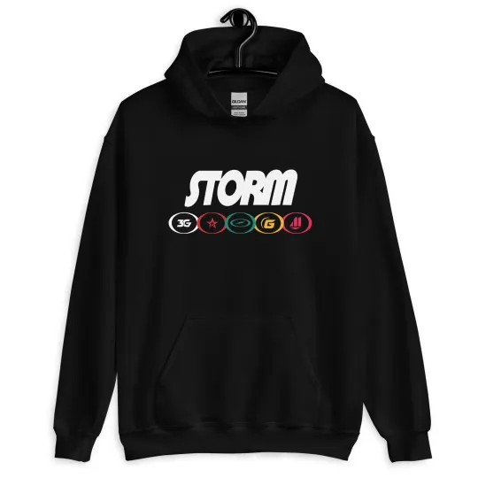 Discover USA Storm Bowling Logo Unisex Heavy Blend Hoodie
