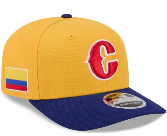 Discover Men Yellow Colombia Baseball 2026 World Baseball Classic Adjustable Hat