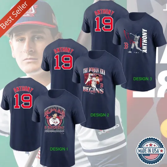 Discover Roman Anthony #19 World Baseball 2026 USA Team Classic T-Shirt
