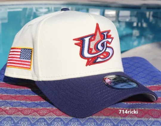 Discover 2026 WBCC USA World Baseball Classic Snapback Hat , Print Cap