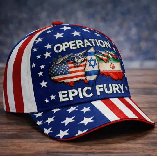 Discover Operation Epic Fury USA Classic Cap - Print Hat, One Size