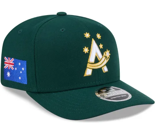 Discover Green Australia Baseball 2026 World Baseball Classic Adjustable Hat, Print Cap