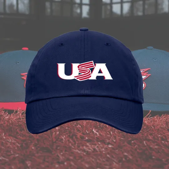 Discover Navy USA Team Baseball Classic 2026 Hat - Print Hat, One Size For Fans