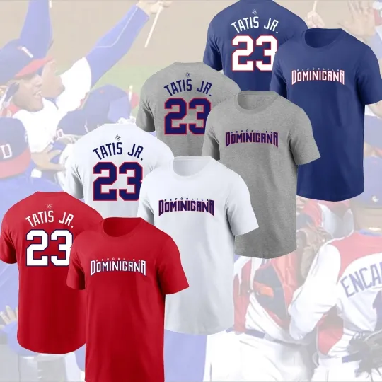 Discover Fer Tatis Jr. #23 Dominican Republic 2026 Name & Number Player For Fans