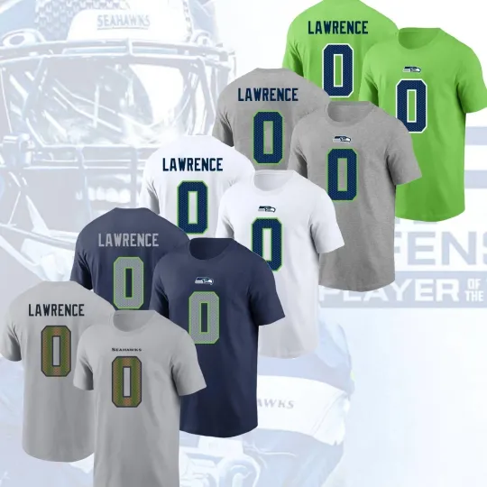 Discover Demarcus #0 Lawrence 2026 Player Name & Number Gifr For Seattle Fan