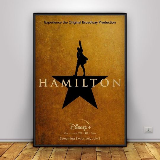 Discover Hamilton Musical Poster, Broadway Theater Wall Art, Revolutionary History Home Decor, Lin-Manuel Miranda Print, Gift Poster