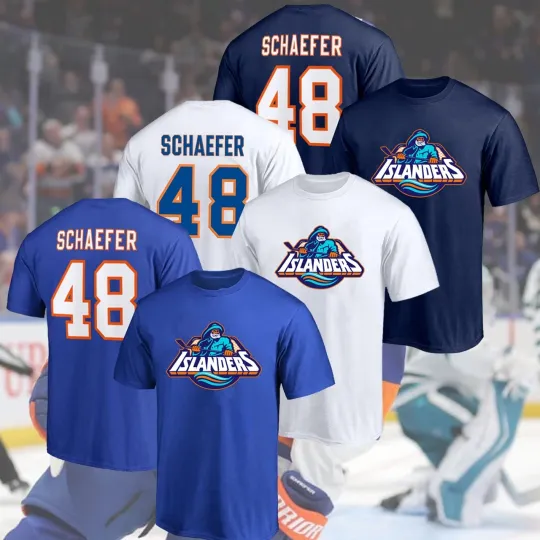 Discover Mathew #48 Schaefer New York I Name & Number Players Gift Fan S-5XL