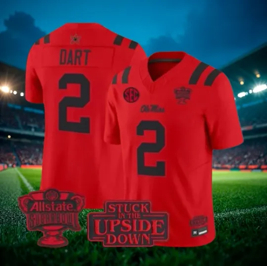 Discover Jaxson Dart #2 Rebels Red Stranger Things Edition 2025 Jersey