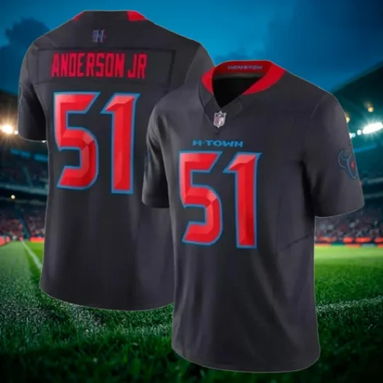 Discover Men's Texans #51 Will Anderson Jr Navy Limited Game Jersey