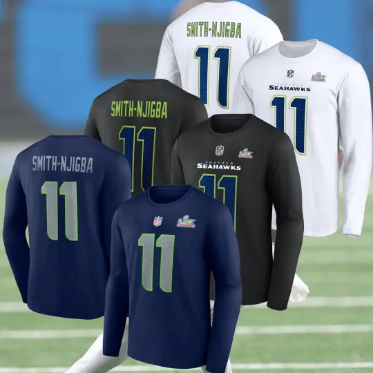 Jaxon Njigba #11 Name & Number Player Benito Bowl Long Sleeve Gift Fan