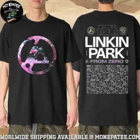 Linkin Park 2025 From Zero World Tour Unisex T-Shirt All Sizes