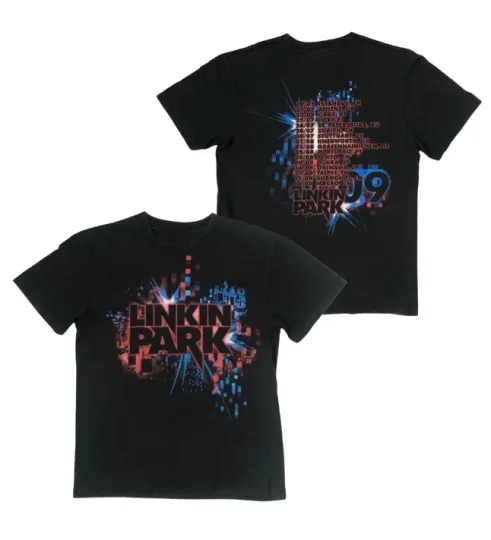 Linkin Park Minutes To Midnight Tour 2009 Double Sided T-Shirt - Official Limited Edition