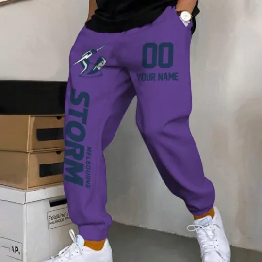Discover Melbourne Storm Custom Name And Number Long Pants Joggers