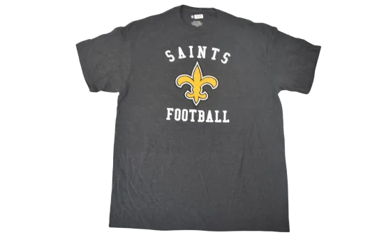 New Orleans Saints Football T-Shirt Men’s Charcoal