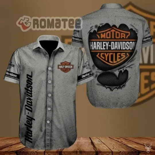 Discover Personalized Harley Racing Davidson Casual Button Down Shirt Unisex Adults S-5XL
