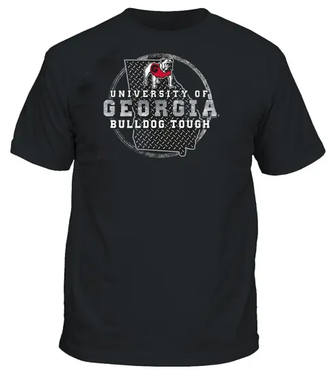Discover GA Bulldogs Men's Black Short Sleeve T-Shirt